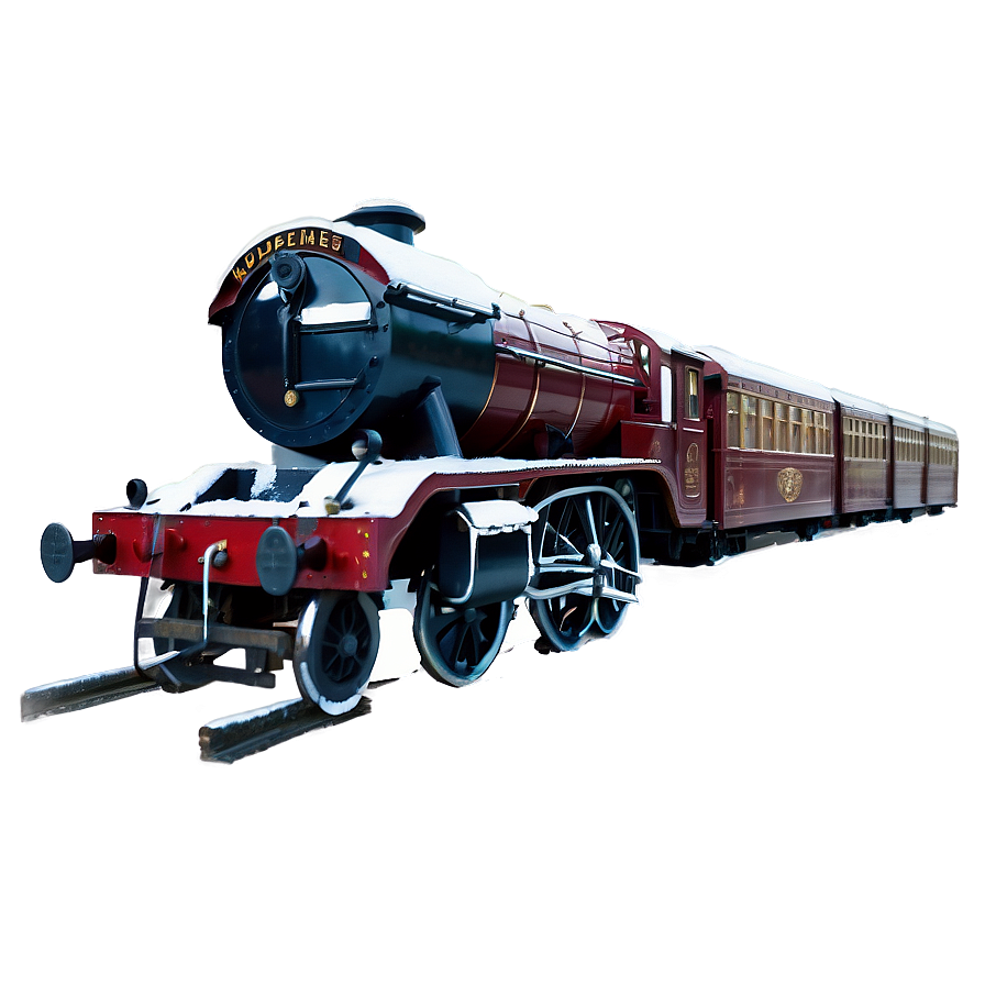 Hogwarts Express Winter Journey Png 06252024 PNG Image