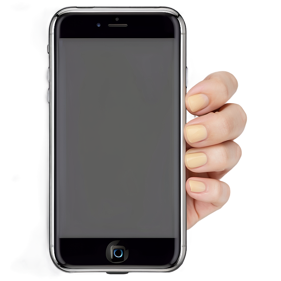 Holding Phone B PNG Image