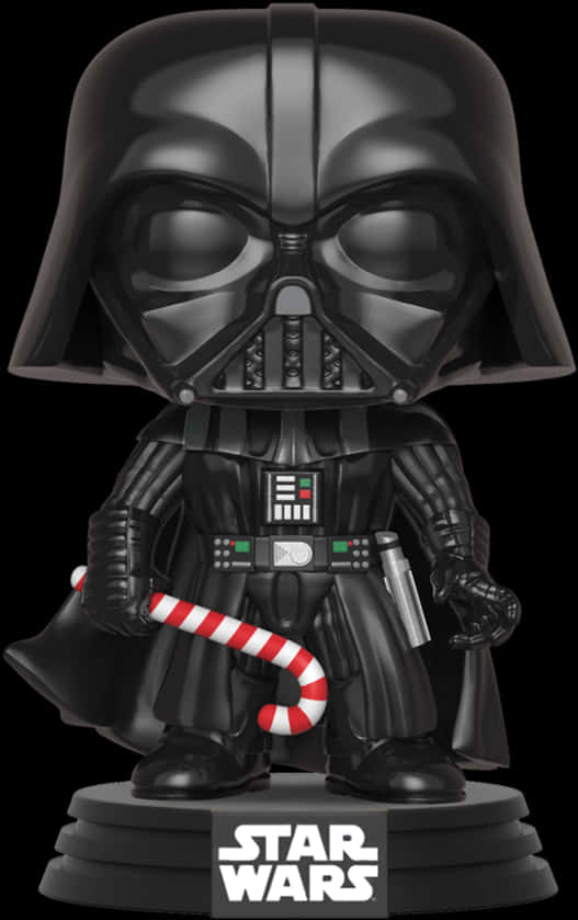 Holiday Darth Vader Figurine PNG Image