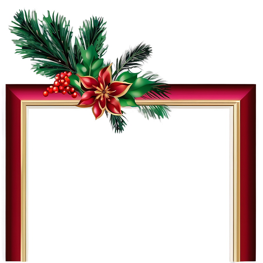 Holiday Frame Border Png Iny PNG Image