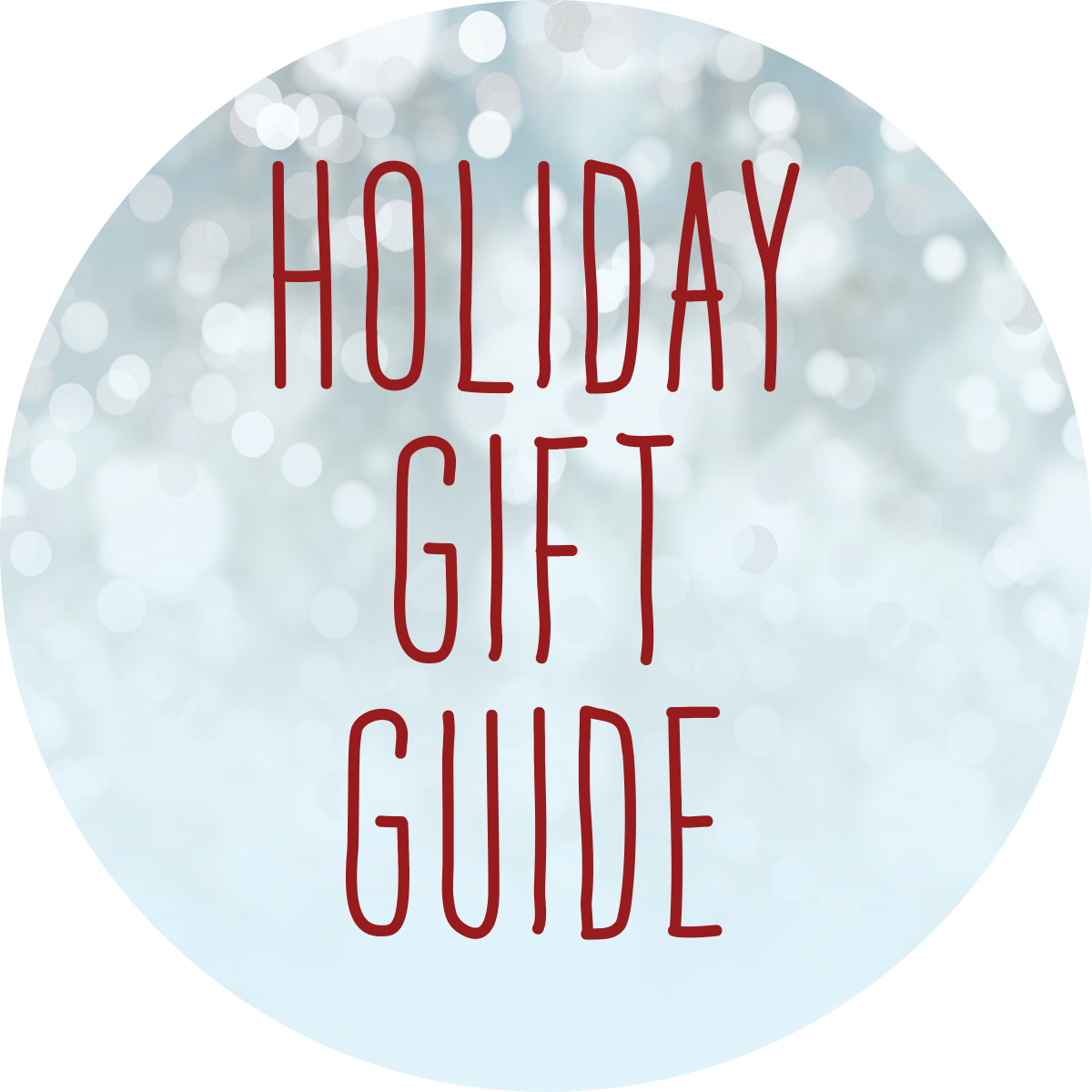 Holiday Gift Guide Sparkle Background PNG Image