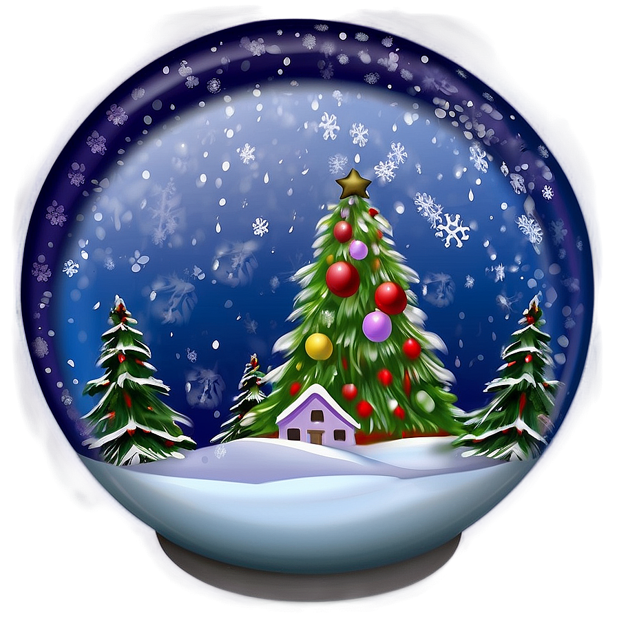 Holiday Snow Globe Png Wxs PNG Image