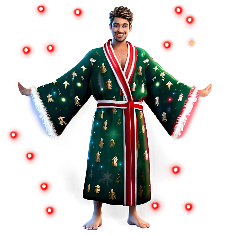 Holiday Themed Robe Png Hkn75 PNG Image