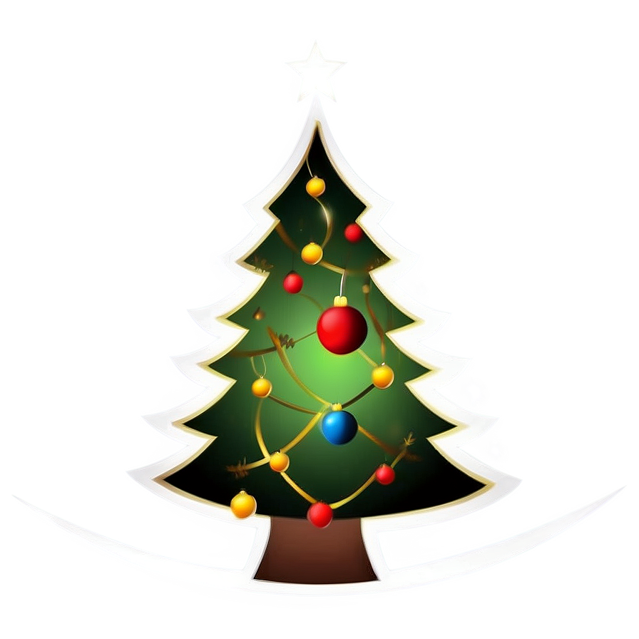 Holiday Tree Silhouette Png Psq PNG Image