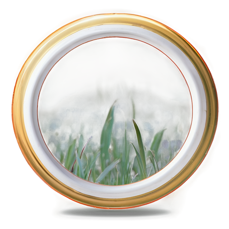 Hollow Gold Circle Frame Png Iai43 PNG Image