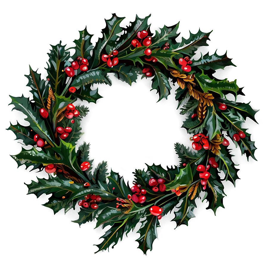 Holly Berry Wreath Png 85 PNG Image