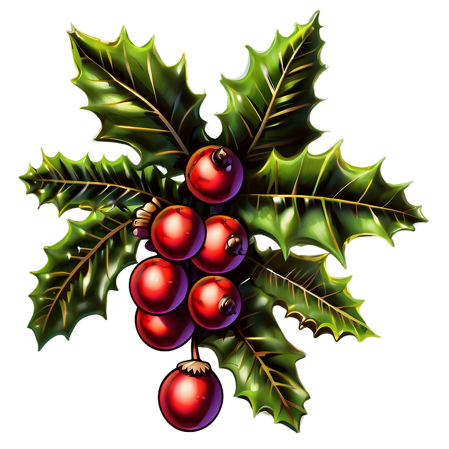 Holly Bunch Png Qgy PNG Image