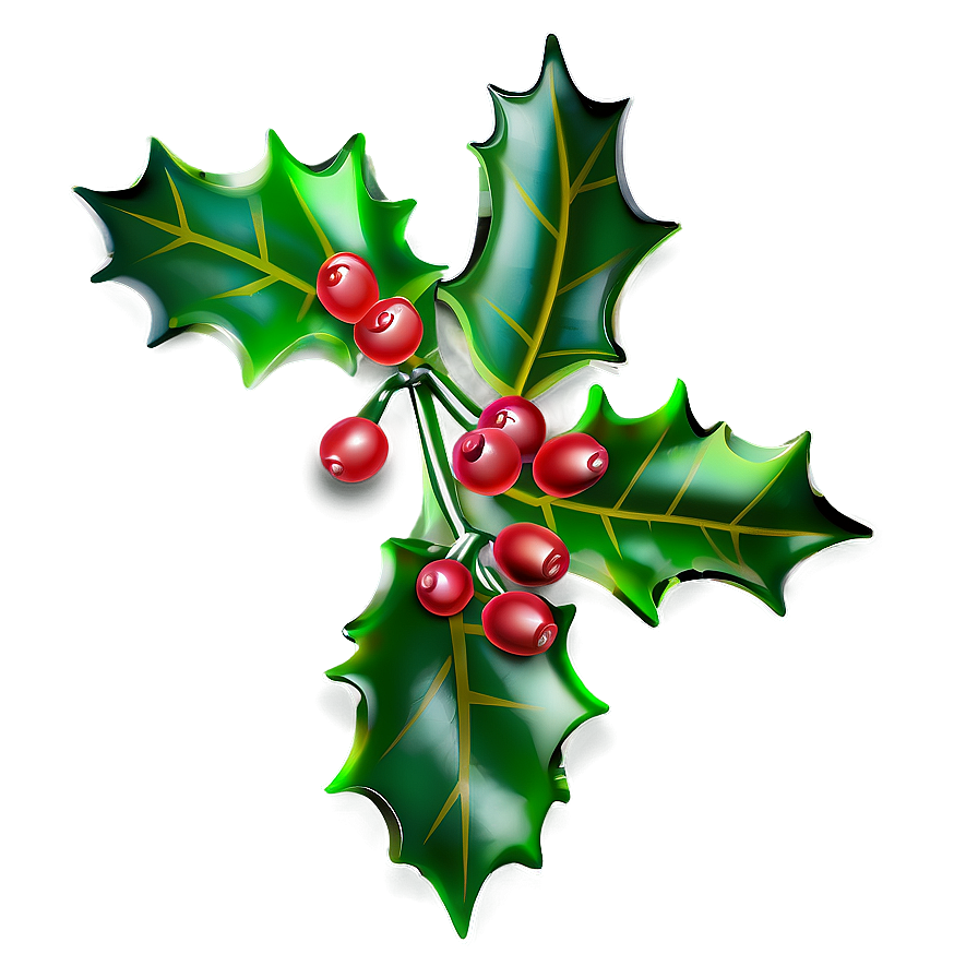 Holly Design Png 05252024 PNG Image