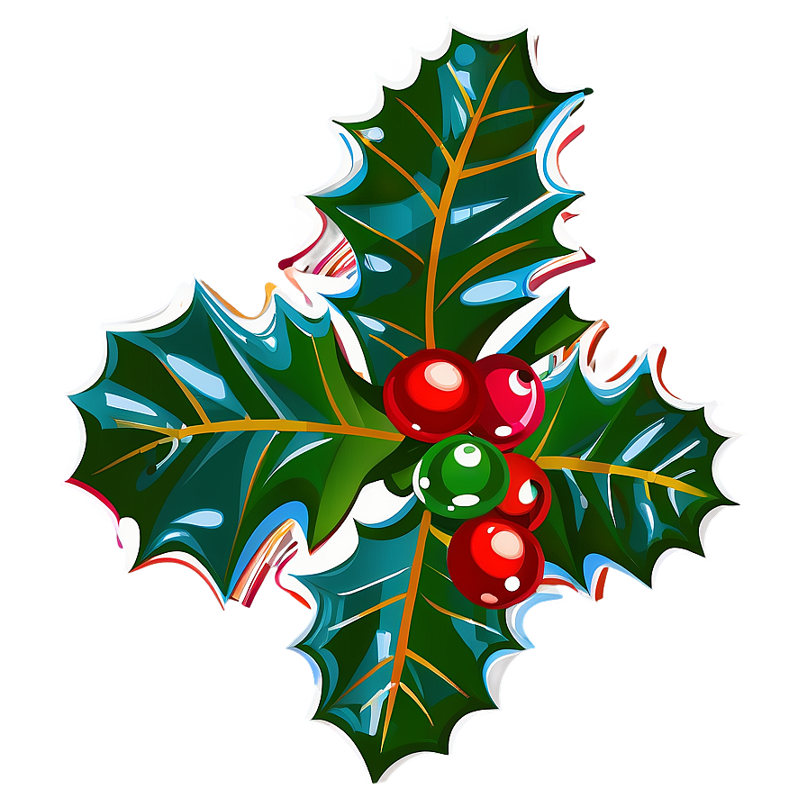 Holly Vector Png 05252024 PNG Image