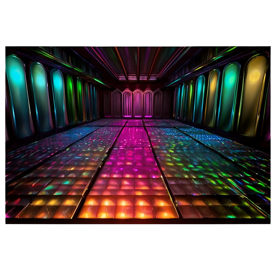 Holographic Dance Floor Png Iiv PNG Image