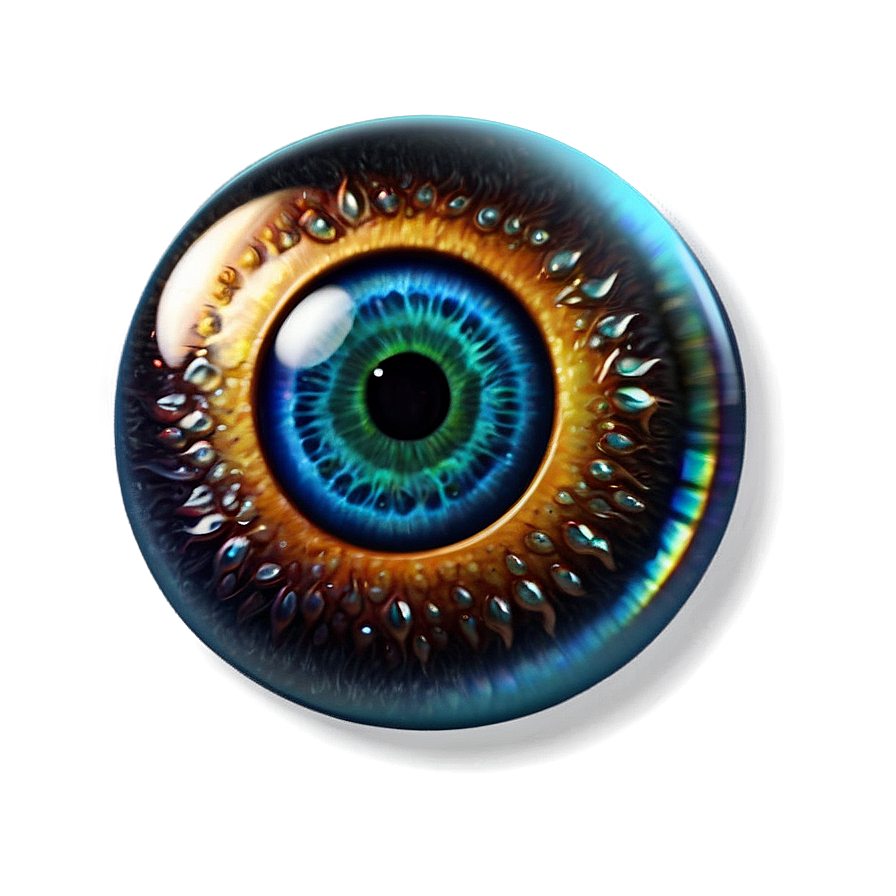 Holographic Evil Eye Png 05232024 PNG Image