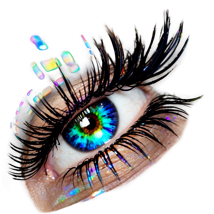 Holographic Lashes Png Rjo81 PNG Image