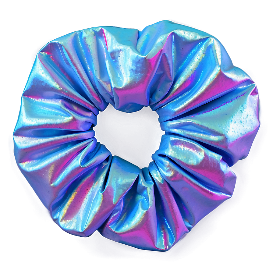 Holographic Scrunchie Png 06132024 PNG Image