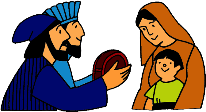 Holy_ Family_and_ Gift_ Bible_ Clipart PNG Image