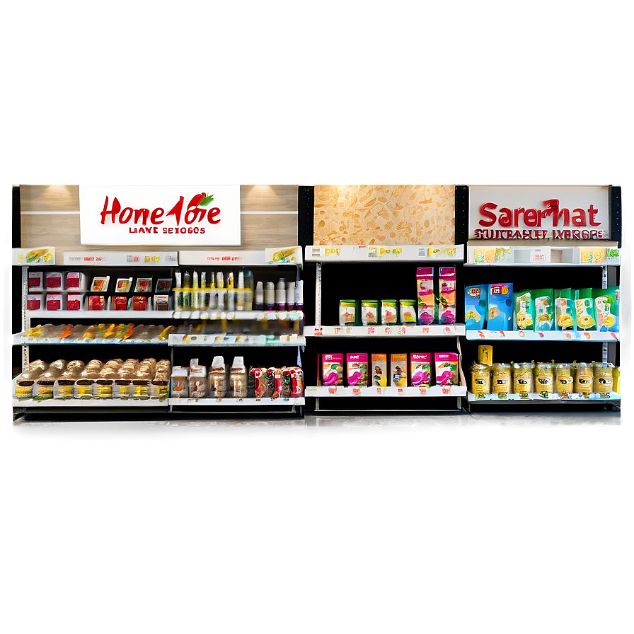 Home Goods Section Supermarket Png 06242024 PNG Image