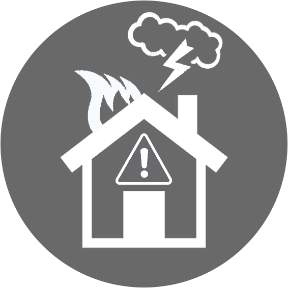 Home Insurance Disaster Protection Icon PNG Image