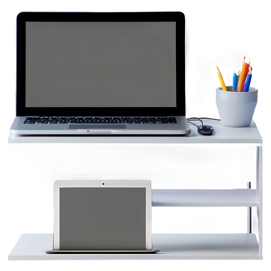 Home Office Computer Mockup Png Gxg PNG Image