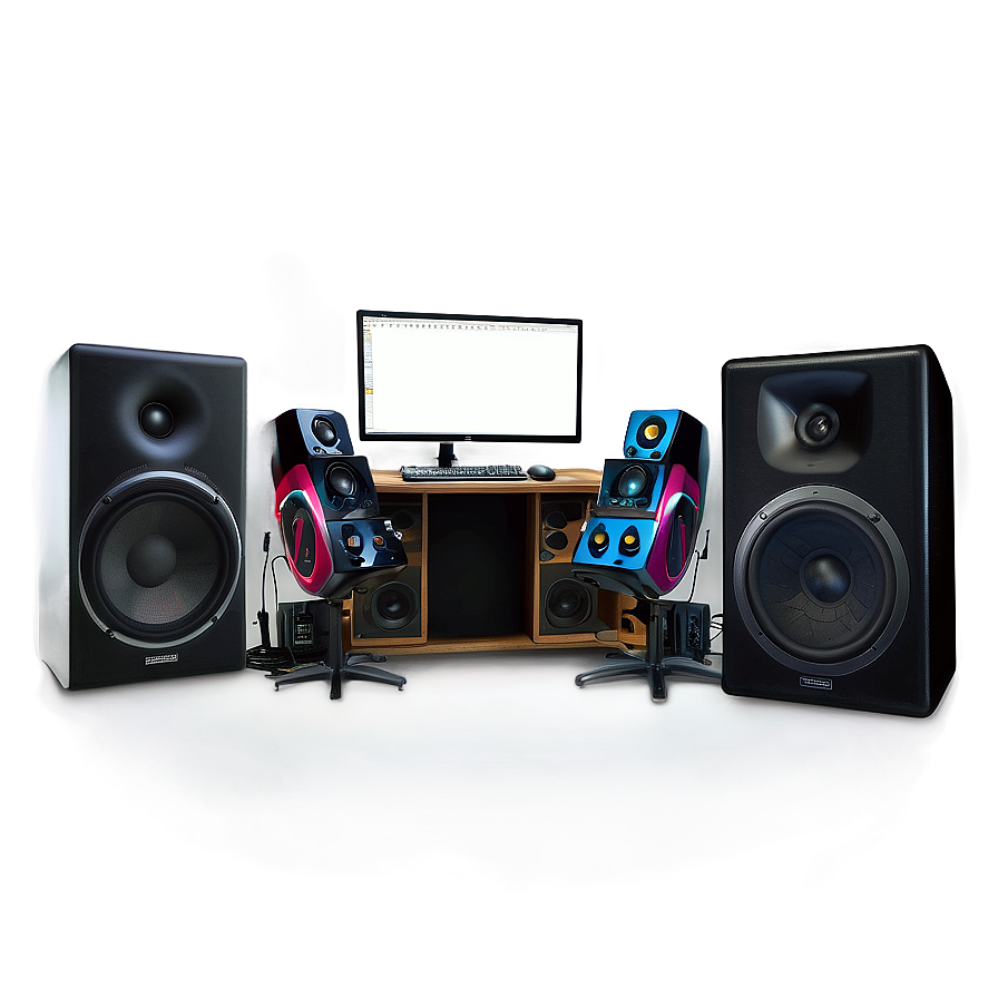 Home Recording Studio Setup Png Pom10 PNG Image