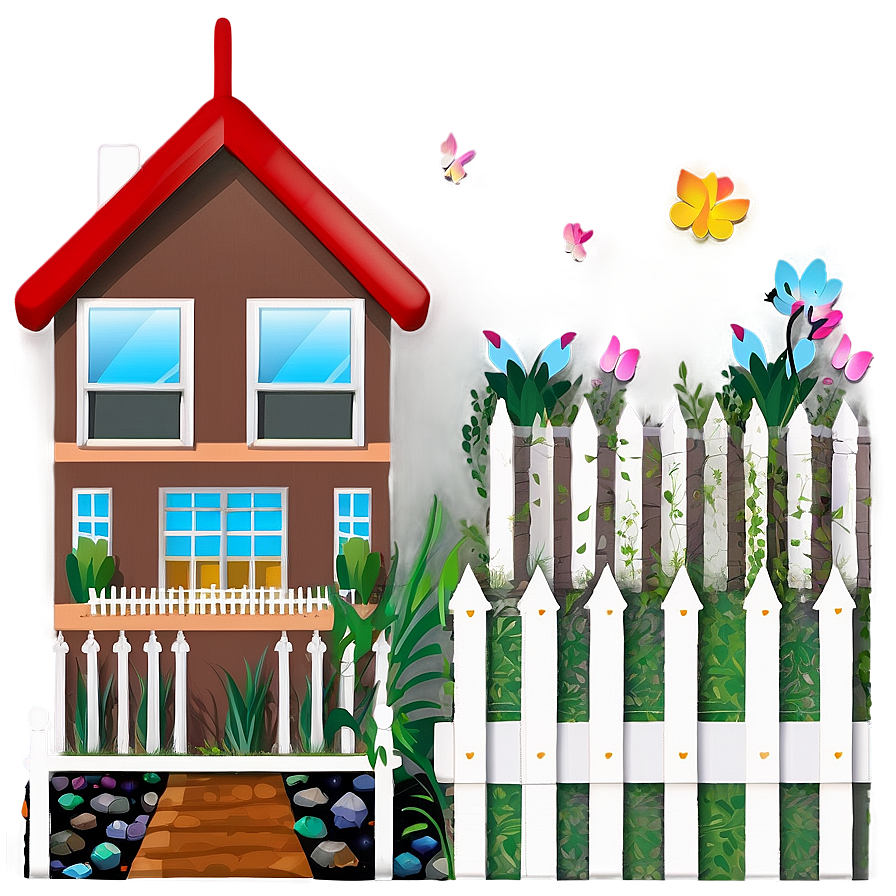 Home With Garden Icon Png Bff PNG Image