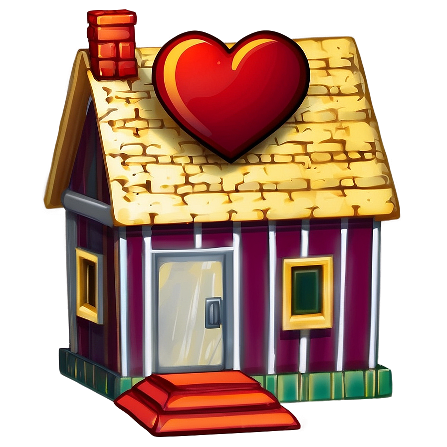 Home With Heart Icon Png Rau5 PNG Image