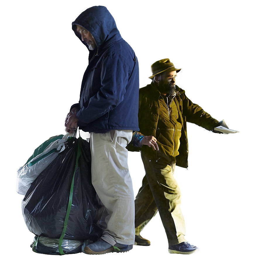 Homeless Man At Night Png Ydy99 PNG Image