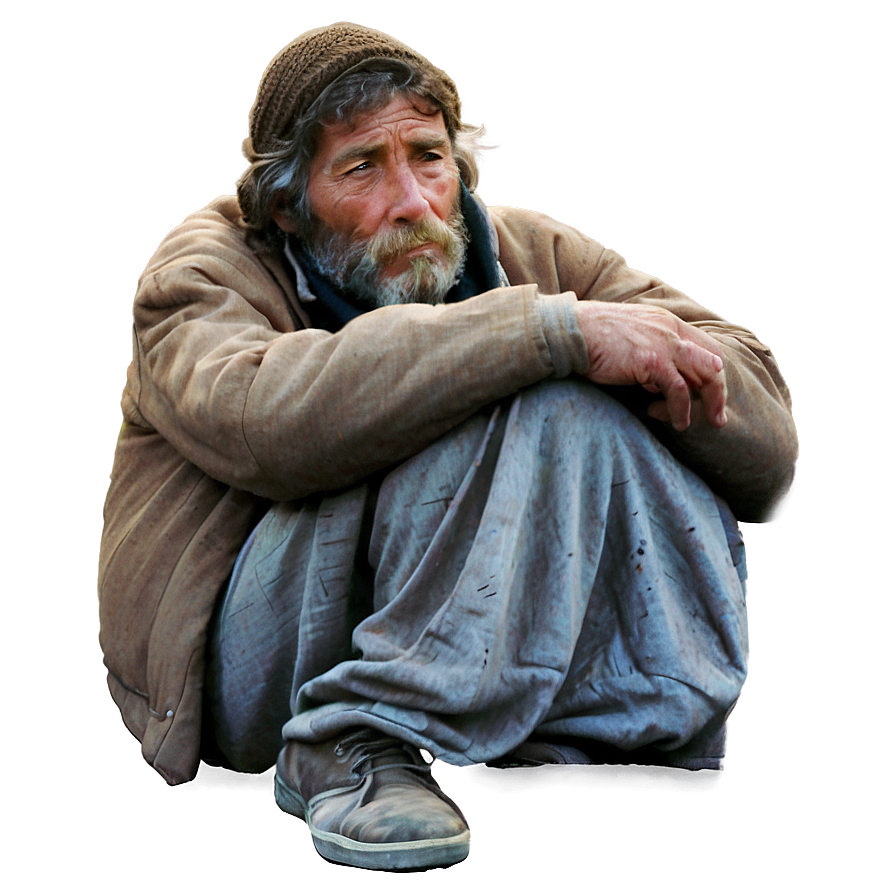 Homeless Man Drawing Png 80 PNG Image