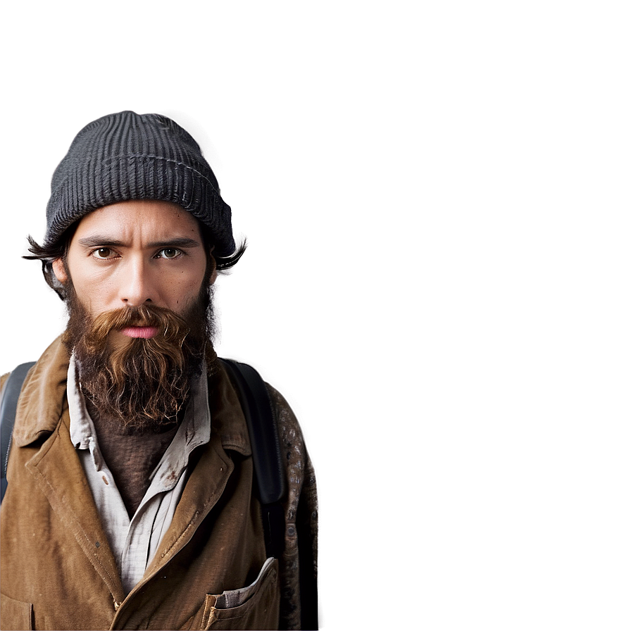 Homeless Man With Beard Png Wgq PNG Image