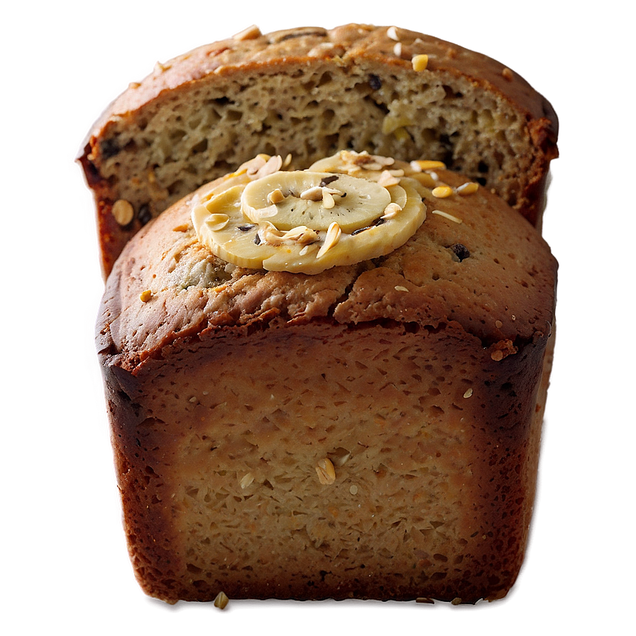 Homemade Banana Bread Png Esx PNG Image