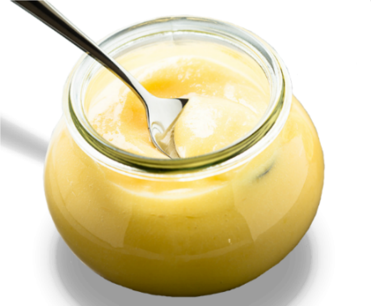 Homemade Custardin Glass Jar PNG Image