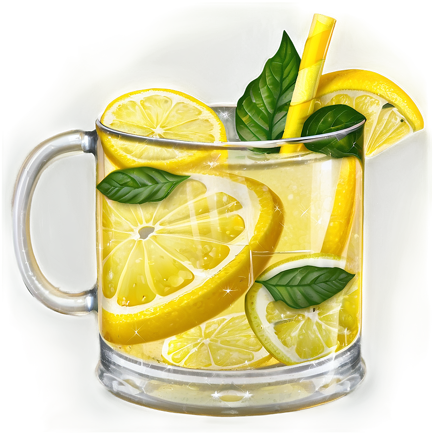 Homemade Lemonade Glass Png Gmd PNG Image