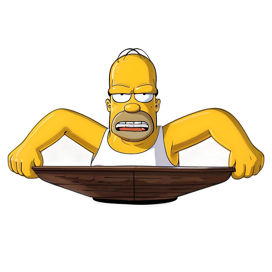 Homer Simpson Angry Expression Png 80 PNG Image