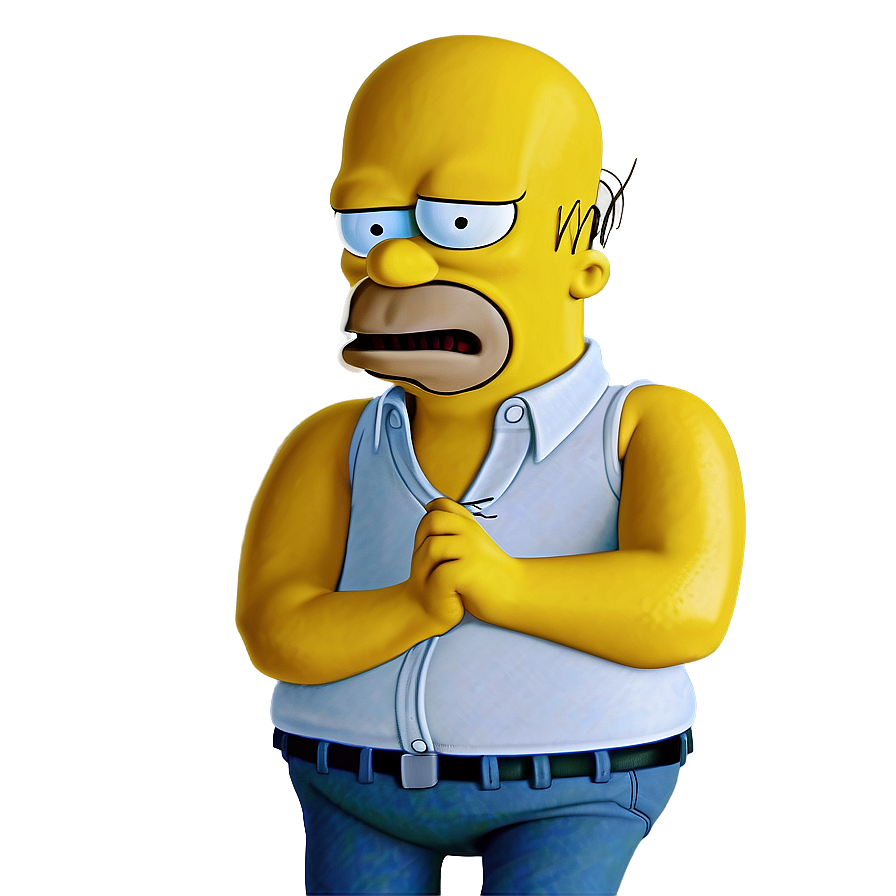 Homer Simpson Loving Husband Png Cyn PNG Image