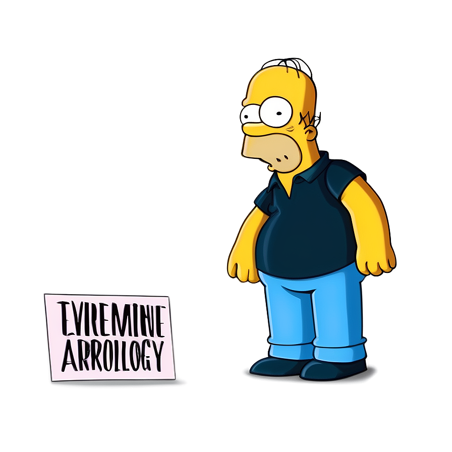 Homer Simpson Sincere Apology Png Uuf86 PNG Image