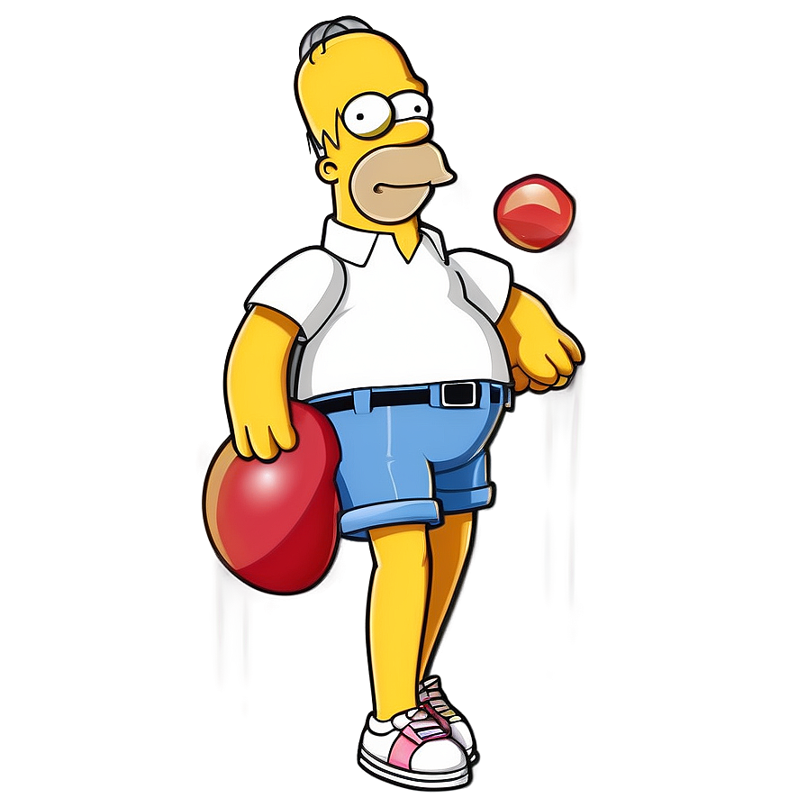 Homer Simpson Summer Fun Png Lvh PNG Image