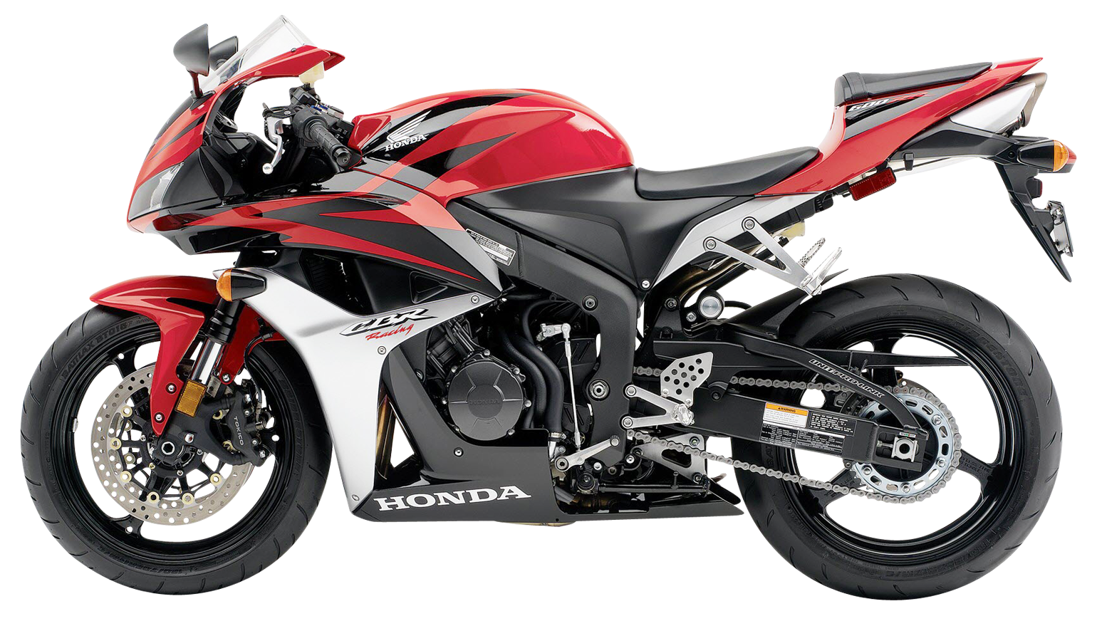 Honda C B R Sportbike Profile View PNG Image