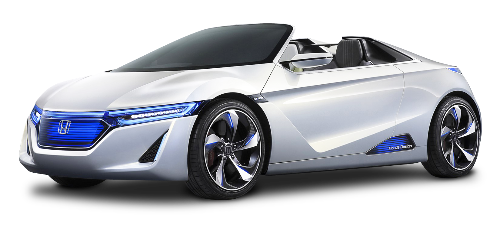 Honda Electric Concept Car Side View PNG Image