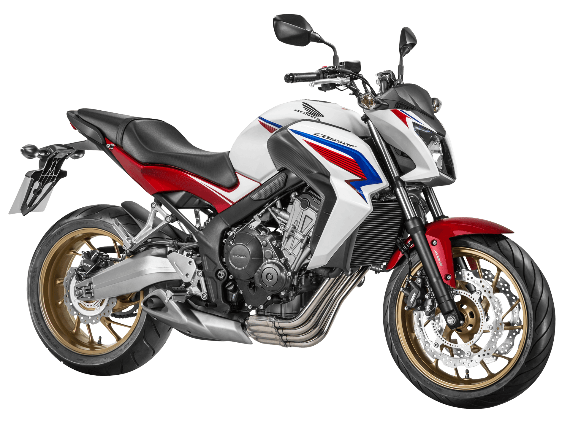 Honda Motorcycle Profile View PNG Image