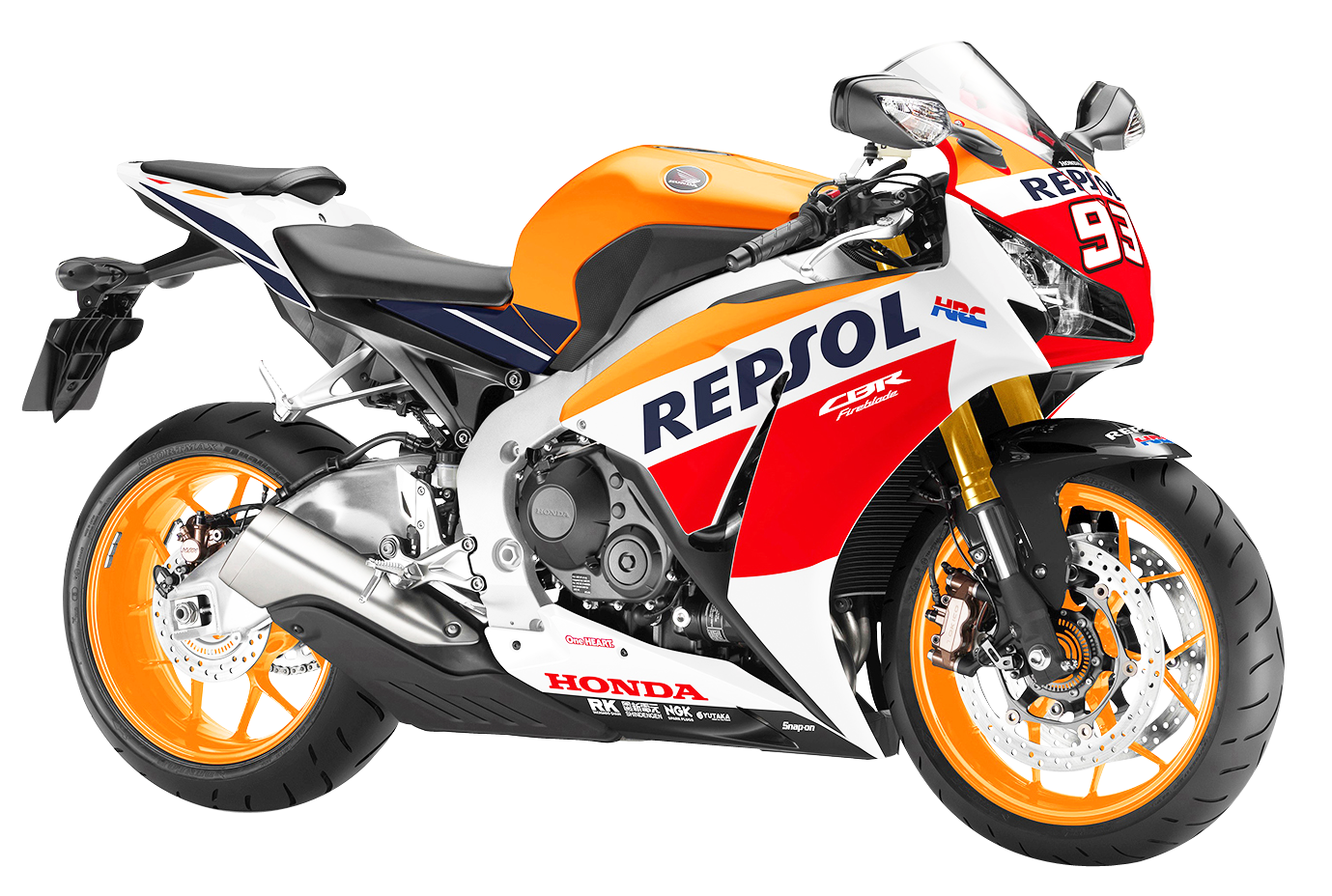 Honda Repsol C B R1000 R R Racing Motorcycle PNG Image