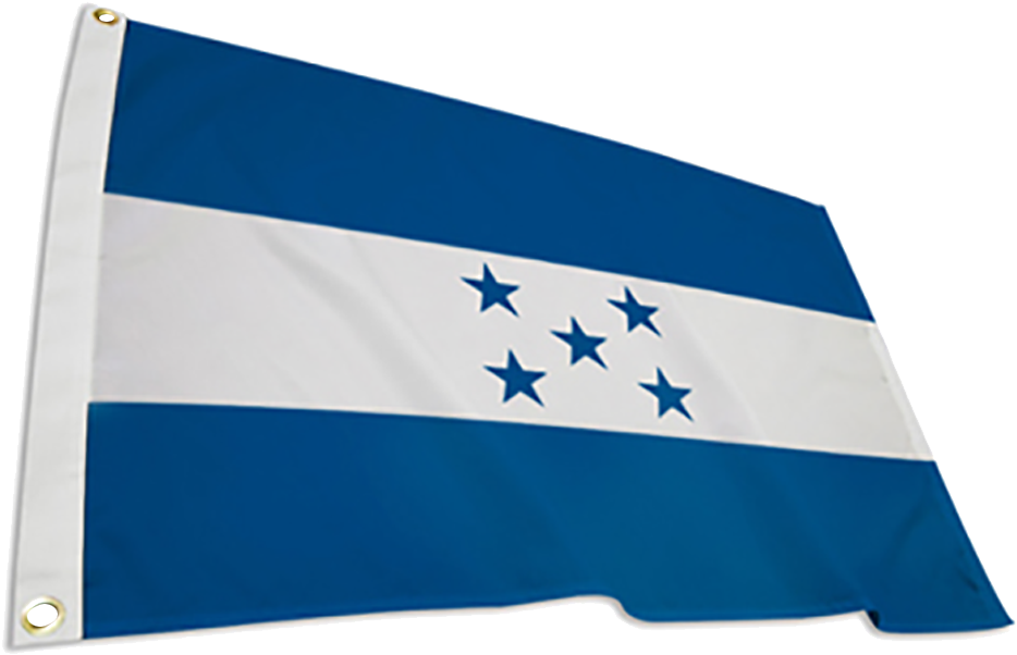 Honduras National Flag Waving PNG Image