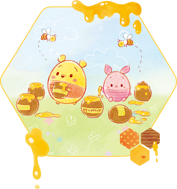 Honey Adventure Tsum Tsum PNG Image