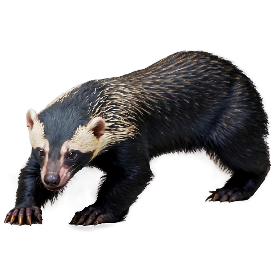 Honey Badger Action Pose Png Ogf PNG Image