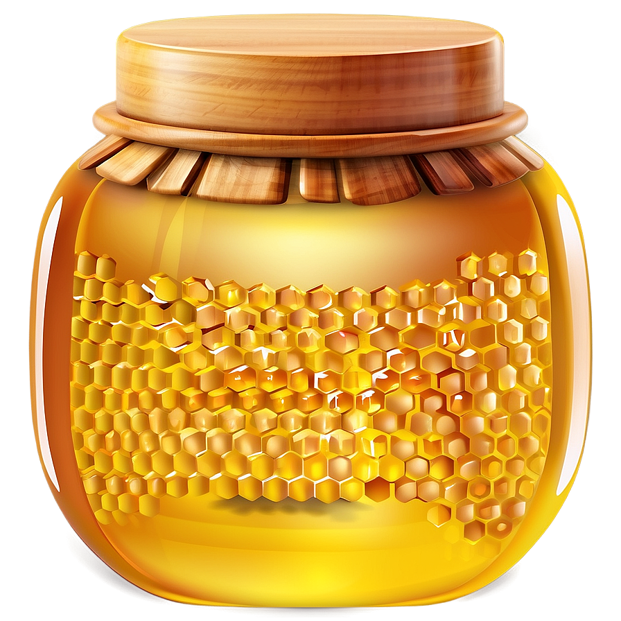 Honey Jar Illustration Png Dty15 PNG Image