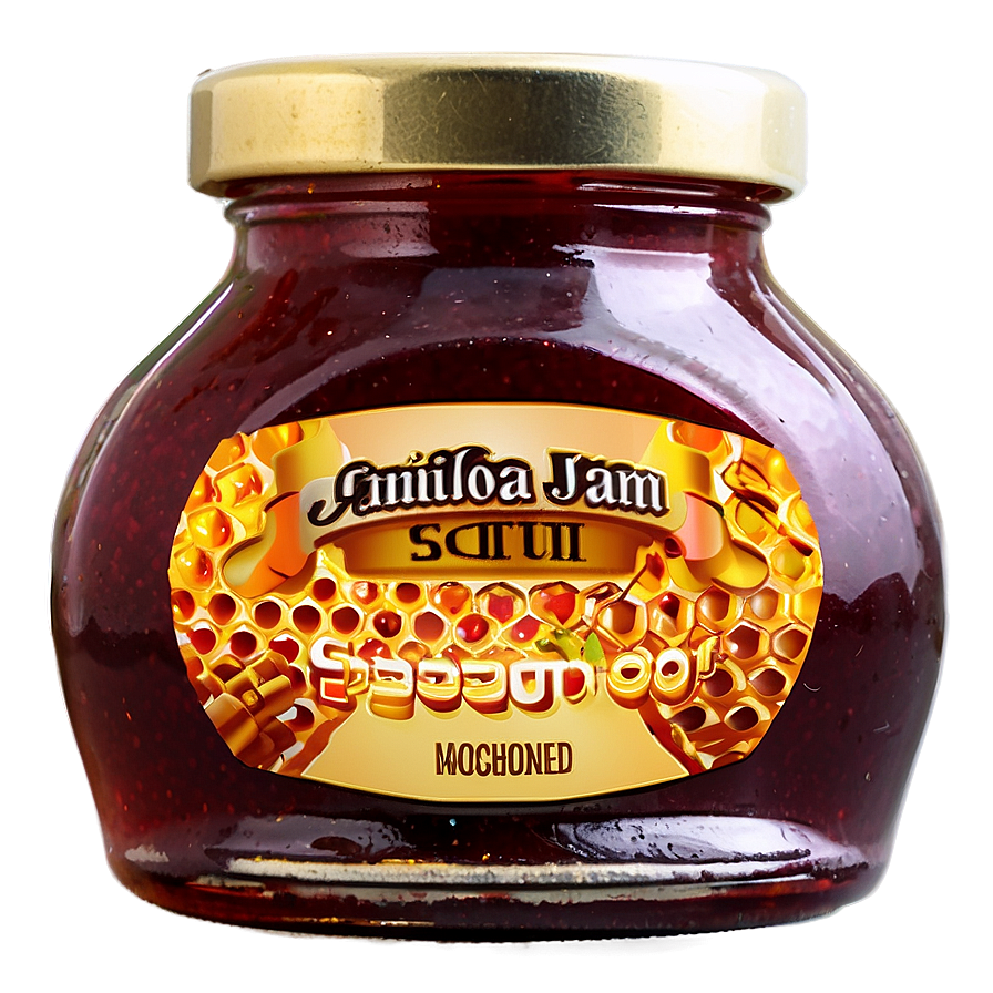 Honey Sweetened Jam Png 3 PNG Image