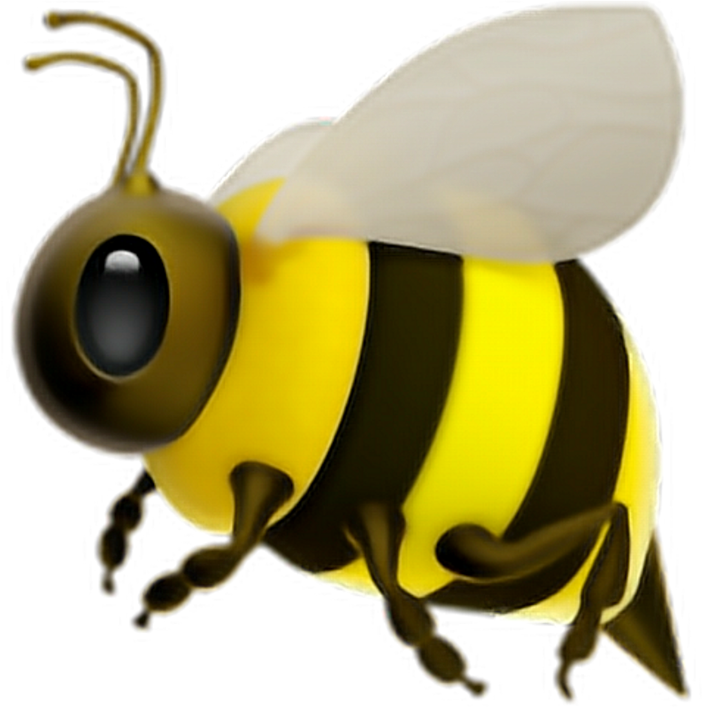 Honeybee_ Emoji_ Illustration.png PNG Image