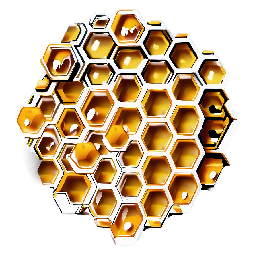 Honeycomb Pattern Illustration Png 16 PNG Image