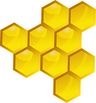 Honeycomb Vector Illustration PNG Image