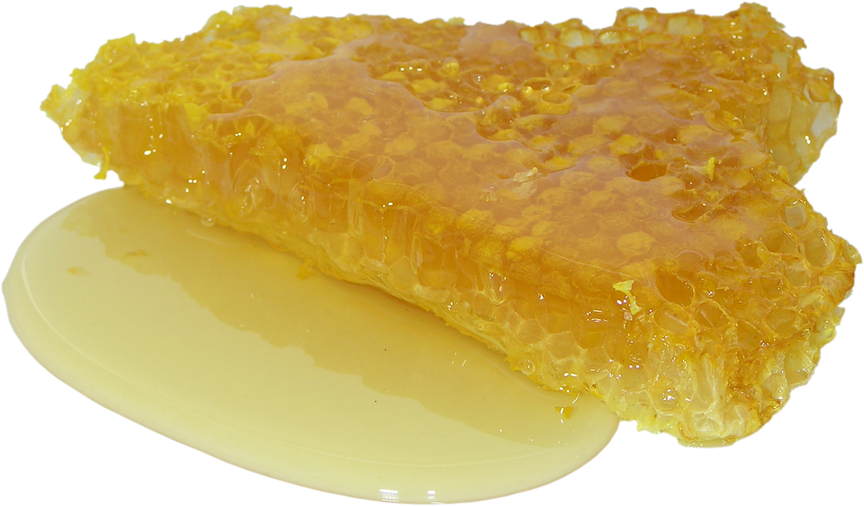 Honeycombwith Honey Dripping.png PNG Image