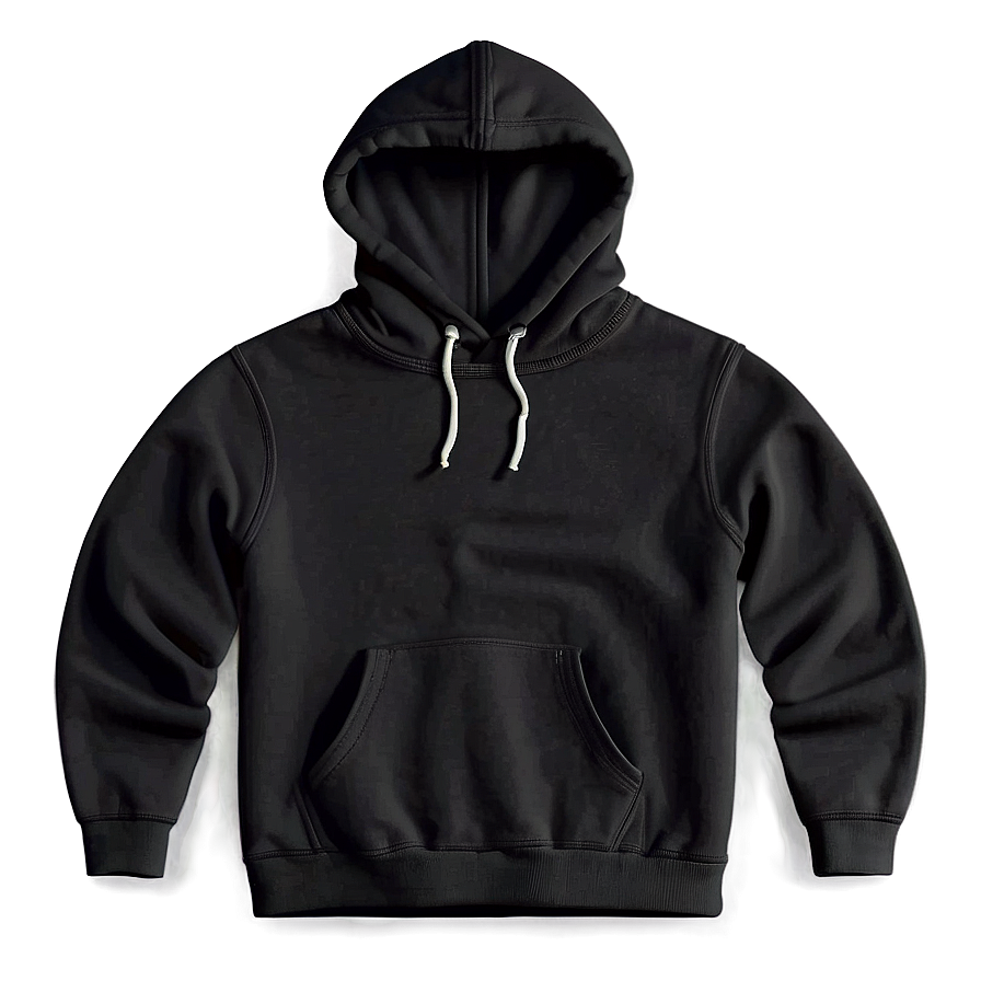 Hooded Black Sweatshirt Png 20 PNG Image