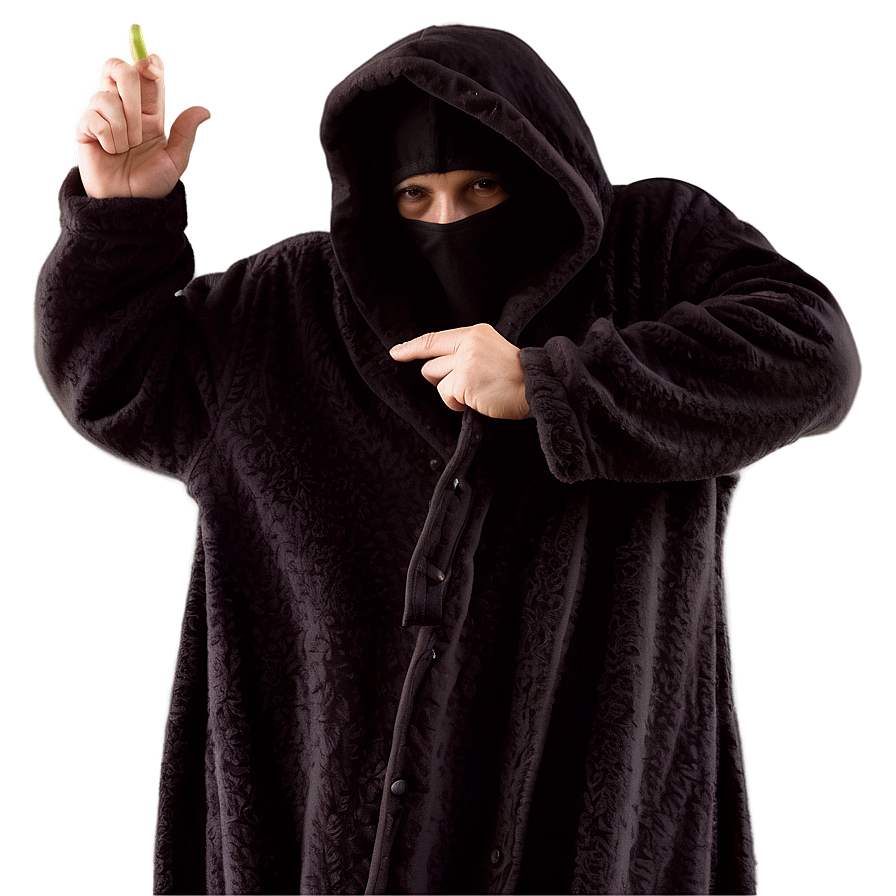 Hooded Terry Cloth Robe Png Tsr33 PNG Image