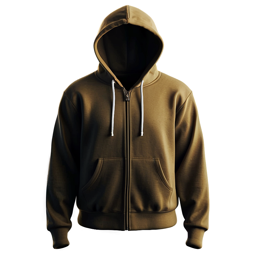 Hoodie With Zipper Template Png Awl27 PNG Image